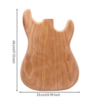 DIY Guitar Body Blank Custom Unfinished Guitar Body for Guitarists