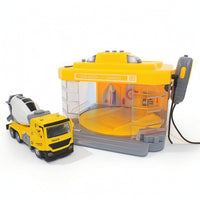 Spray Car Wash Garage with Alloy Car Interactive Playset Screenunplugged Toy Realistic for Toddlers