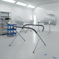 Cross Stand with Padded Arms Sturdy Car Painting Stand Secure Paint Rack for Body Shops