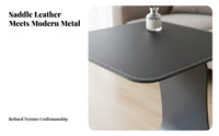C-Shaped End Table ScuffResistant Living Room Furniture With Storage Pouch