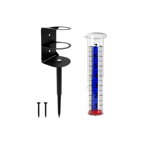 Rain Gauge with Ground Stake Easy to Read for Gardens, Yards, Gardeners, Farmers
