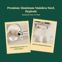No-drill suction towel bar
