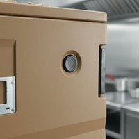 Insulated Food Box Ribbed Interior Insulated Food Carrier Large Capacity Hot Box for Transport