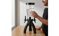 Three Beer Dispenser Cylindrical Beer Pourer Creamy Foam Drink Appliance