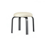 Light Luxury Design Stackable Padded Stool Space-Saving Footstool Multifunction Household Furniture Sturdy for Families, Homeowners, Students, Living Room, Entryway, Small Apartment, Bedroom