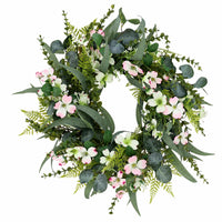 Greenery Wreath Farmhouse Decor Large for Window
