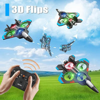 Remote Control Fighter Jet for Kids, Rechargeable, Durable Foam Glider, Birthday Gift for Boys