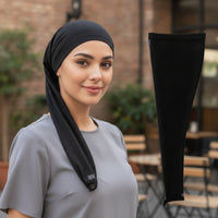 Breathable Mesh Hair Cap Stretch Cylindrical Hair Net Comfortable Headwear Washable for Sleeping
