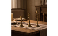 3 Pieces Taper Candle Holder Antique-Style Pedestal Candle Holder Luxurious