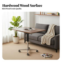 elevateTop Coffee Table with Casters Multi-Functional Transformable Elevatesurface Top Sturdy Framework Easy to Clean