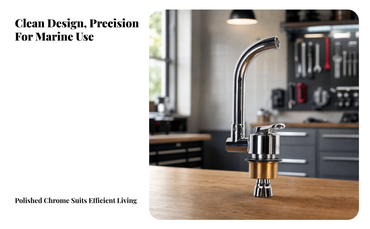 Single-Lever Faucet with Braided Hose