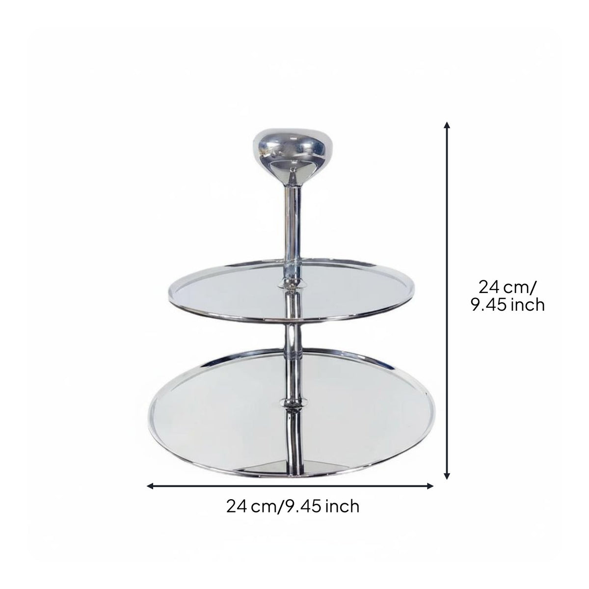 Cake Stand Rust Resistant Cake Stand Space Saving Cupcake Display for Buffet, Party