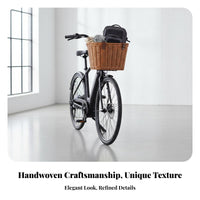 Large Capacity Electric Bike Rear Basket Lightweight Detachable Bike Basket Multipurpose for Commuting