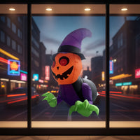 Hanging Halloween Inflatable Decoration Outdoor Halloween Inflatable Decoration Spooky Inflatable Ghost Eye-Catching for Window, Storefront, Patio, Party