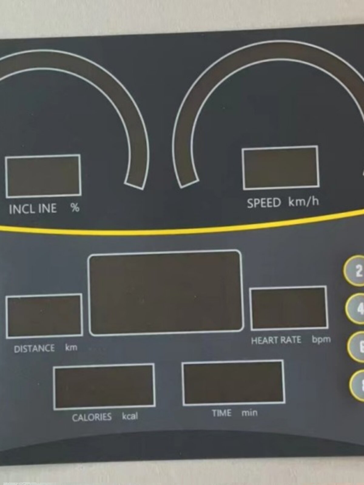 Maibohue Treadmill S900 Button Film Sticker Set