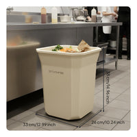 Square Kitchen Garbage Bin Modern Design Commercial Office Trash Bin