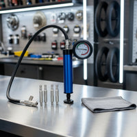 Handheld Outboard Leak Tester with Adapters Manual Outboard Lower Unit Leak Tester Compact Easy Reading for Marine Mechanics