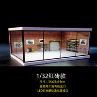 1/32停车场收纳盒适用乐高speed摆放车模收藏停放收纳