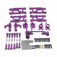 1/14 Scale RC Car Modification Parts High Performance RC Car Shock Absorption System Arm Kit for Hobbyists, Racers