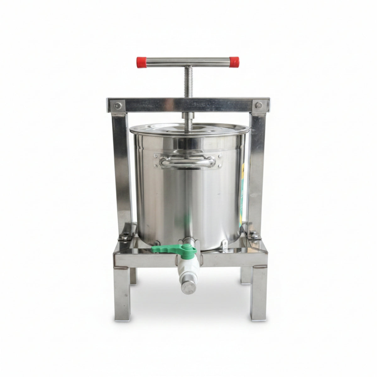 Honey Pressing Machine Vertical Screw Press Side Carrying Handles