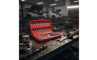 Socket Wrench Set Organized Mechanics Tool Set Portable for Garage, Diyers