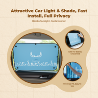Car Window Shade blocks sun