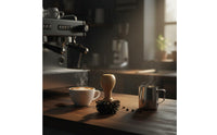 Coffee Cleaning Brush Coffee Equipment Brush Espresso Cleaning Tool Portafilter Basket Brush with Beech Wood Handle and Crisscross Nylon Bristles Suitable for Professional Baristas Coffee Enthusiasts