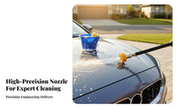 Long-Lasting High Pressure Washer Nozzle 1/4 Inch Quick Connect Spray Tip Rustproof for Driveway Cleaning
