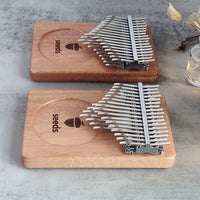 Fruit Magician Double-Layer 21-Tone 17-Tone 2-in-1 Upgradable Kalimba 34 Thumb Piano Seeds Finger Piano