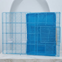 Bird Cage and Parrot Cage, Single Level Rectangular Guinea Pig Cage and Pigeon Cage, Folding Indoor Pet Cage for Budgie Parakeet, Pack of 20