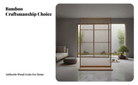 Assemblyunrestricted assembly-readystanding Lattice separater Japanese design assembly-readystanding separater Panel Movable Standing Screen Minimalist Design for Homeowners, Office Workers, Students, Entryway, Studio Apartment, Bedroom, Workspace