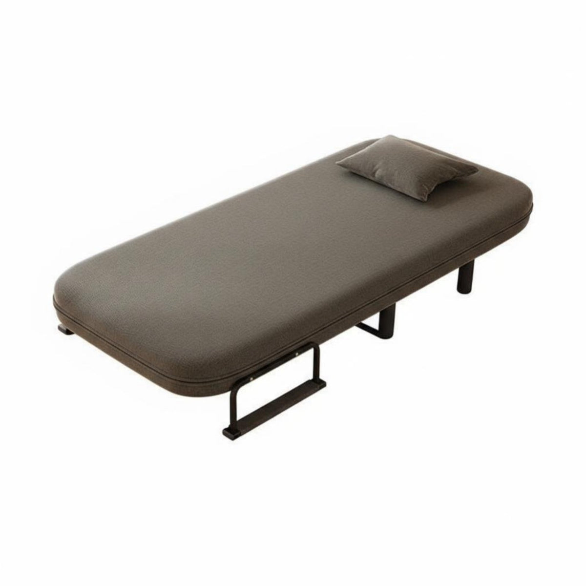Ottoman Sleeper Space-Saving Folding Bed Sturdy Metal Frame for Adults, Students