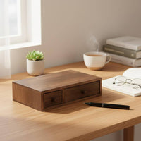 Wooden Desktop Organizer Space-Saving Mini Drawer Cabinet Miniature Wooden Chest of Drawers Clutter-Unobstructed Organization