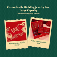 Wedding ring organizer box