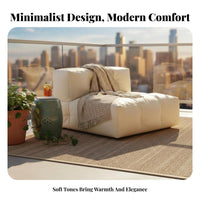 Comfortable Highspine Bean Bag Chair No Assembly Required Floor Seating Frameless Construction Indoor Furniture Ergonomic Design for pairs, Adults, Students
