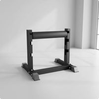 Bulgarian Split Squat Stand Adjustable Split Squat Rack with Roller Padded Fitness Equipment for Athletes, Home Gym, Strength Training