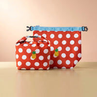 Lunch Box Travel Bag for Work, Insulated Lunch Bags for Women with Drawstring Closure, Large Cool Bag Picnic Bag, Foldable Polyester Food Bag