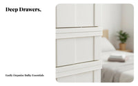 Gap Storage Cabinet Space-Saving Drawer Unit Slim design With casters for Apartment Dwellers, Students, Bedroom