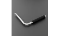 Chassis Play Tool Anti-Slip Handle Wheel Axle Assessment Lever Angled Metal Shaft Control Arm Separator Tool for Mechanics, Workshop