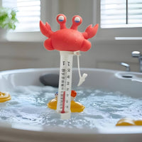 Turtle Pool Thermometer Easy to Read Buoyant Pool Thermometer Spa Temperature Gauge for Young Children, Infants, Bathtub, Aquarium