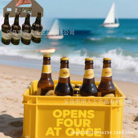 Quad Beer Opener and Beer Rack, Stainless Steel, Two-in-One Tool