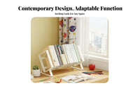 Miniature Adjustable book rack Space-Saving Expandable book holder Adaptable