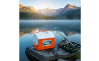 Insulated Container Insulated Chilling Container Cooler with Handle Hard-Sided Portable Ice Chest for Picnics