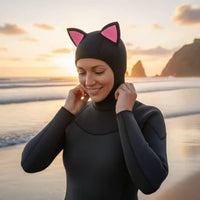 3-5 Mm Thick Neoprene Diving Hood Warm Neoprene Diving Hood Sun Protection Stretchy for Snorkeling, Surfing