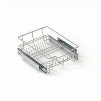 Pull-out Cabinet Basket Metal Under Sink Organizer Exposed-frameFrame