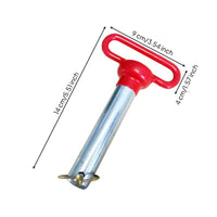 T-Handle Quick Release Pin Galvanized T-Handle Pin with Retaining Securing Ringlet Portable for Squat Racks