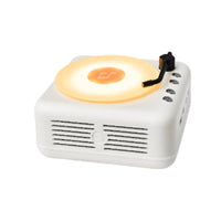 Retro Music Player Tabletop Turntable-Style Speaker Vintage for Desk