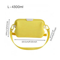 Silicone Food Storage Bag Portable Reusable Silicone Zip Bag Leak Proof