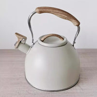 2.5L Stainless Steel Whistling Kettle, Blue, Modern Minimalist