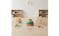 5 Pieces Non-Slip Kids Stepping Stones Colorful Balance Balance Stones Long-Lasting Obstacle Course Equipment for Toddlers